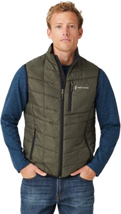 Smartwool Mens Hudson Trail Fleece Vest Navy — Hostel Shoppe