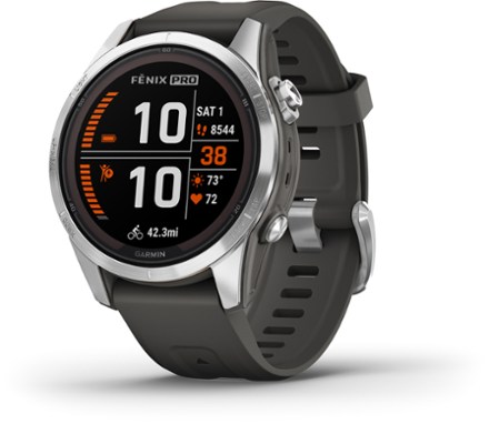 Garmin Fenix 7X Solar Multisport GPS Watch, Slate Grey with Black Band  (Renewed)