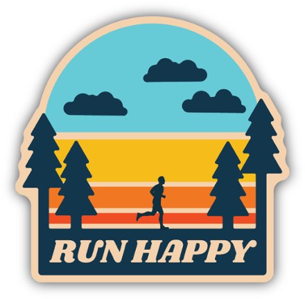 Stickers Northwest Run Happy Sticker