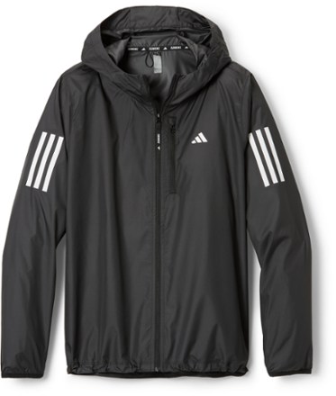 adidas Own the Run Hooded Running Windbreaker - Blue | adidas Canada