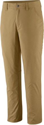 patagonia Women's 4 flat front capri pants organic cotton hiking coral  /salmon