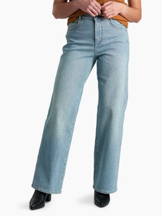 KUHL Women's Kontour Rigid Wide-Leg Denim Pants