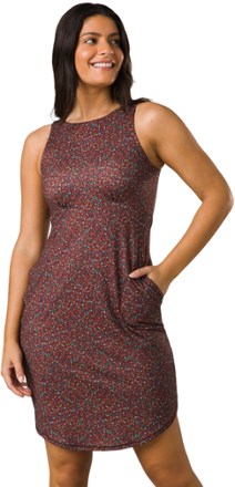 prAna Emerald Lake Dress - Rust Floret S23 - Backcountry & Beyond