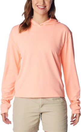 Columbia Women's PFG Cropped Solar Stream Hoodie