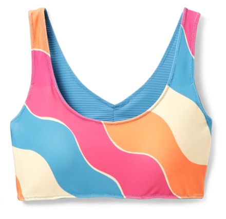 Tropics Hype - Reversible Athletic Triangle Bikini Top for Women