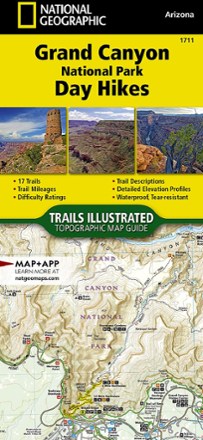 National Geographic Grand Canyon National Park Day Hikes Topographic ...