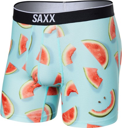 SAXX Men's Underwear – VOLT Breathable Mesh Boxer Briefs with Built-In Pouch  Support – Underwear for Men, Fall, Keep Off Glass, Small : :  Clothing, Shoes & Accessories