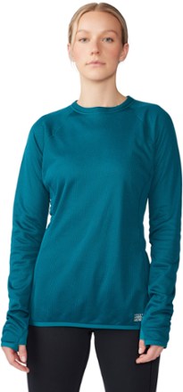 Mountain Hardwear Women's AirMesh Long-Sleeve Crew Shirt