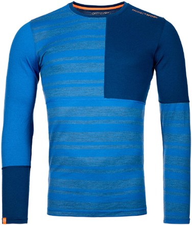 Ortovox Men's 185 Rock'n'wool Long-Sleeve Base Layer Top