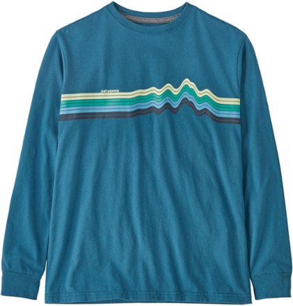 Patagonia Girls Long-Sleeved Regenerative Organic Certified Cotton Graphic T-Shirt