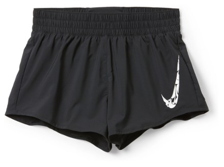 Nike Women's One Swoosh HBR Mid-Rise Brief-Lined Shorts