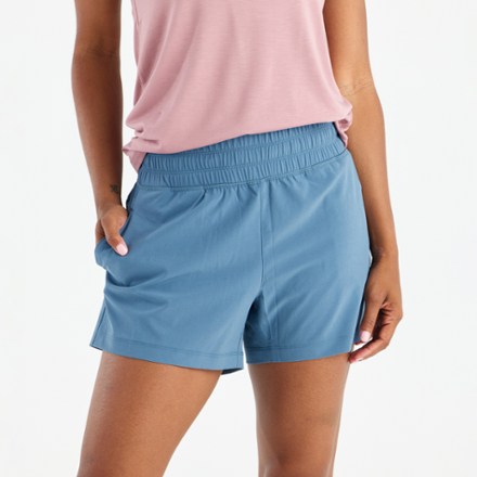 lululemon athletica, Shorts, Lululemon Hotty Hot Short Ii 4 Size 6 Blue  Glow Long Run