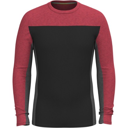 Smartwool Men's Classic Thermal Merino Colorblock Crew Base Layer Top