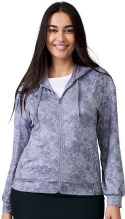 Free Country Women's Cloud Lite Long-Sleeve Zip-Up Sweatshirt