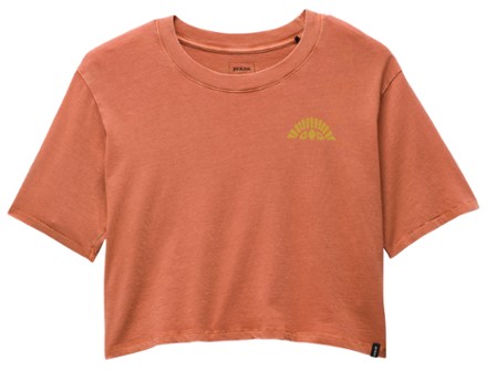 prAna Women's Everyday Vintage-Washed Graphic Crop T-Shirt