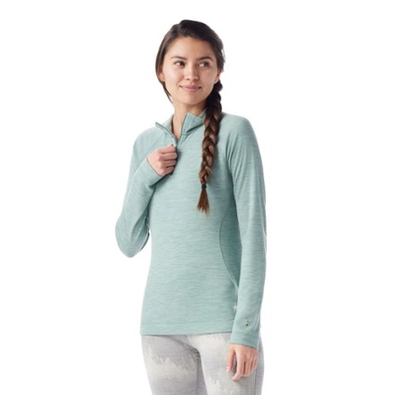 Smartwool Women's Classic Thermal Merino Quarter-Zip Base Layer Top