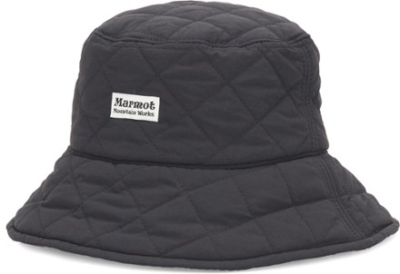 Black Winter Water Resistant Quilted Baseball Cap, Ultra Light Hat