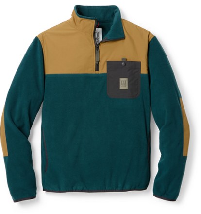 Topo Designs Men's Vista Quarter-Zip Lightweight Fleece Pullover