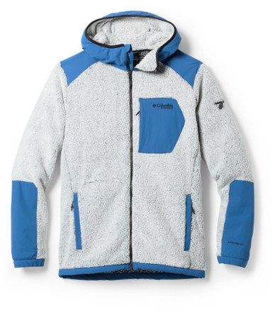 Columbia Men s Arctic Crest Sherpa Full Zip Mountain Blue White XL