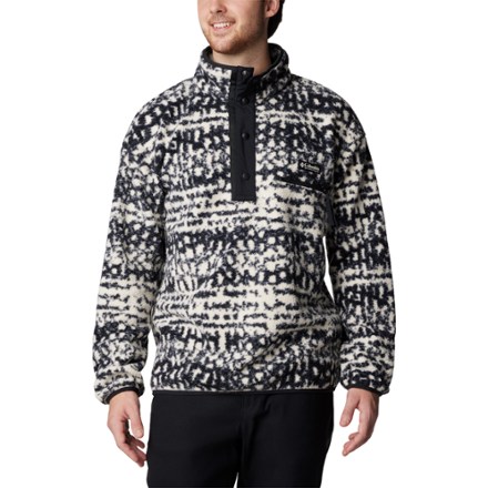 Columbia Men's Helvetia II Printed Half-Snap Fleece Pullover