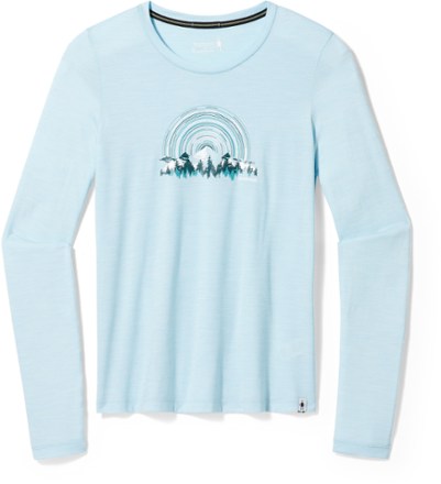 Smartwool Never Summer Mountains Graphic Long Sleeve T-Shirt - Women's ...