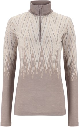 Kari Traa Women's Juliane Wool Half-Zip Base Layer Top