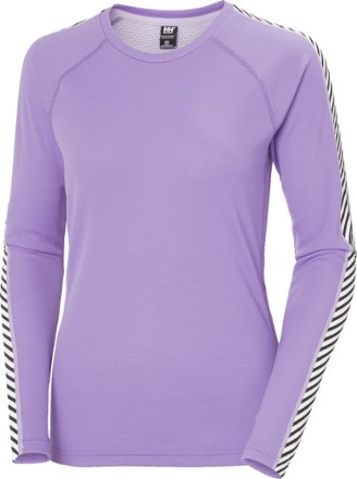 Helly Hansen Women's LIFA ACTIVE Stripe Crew Base Layer Top