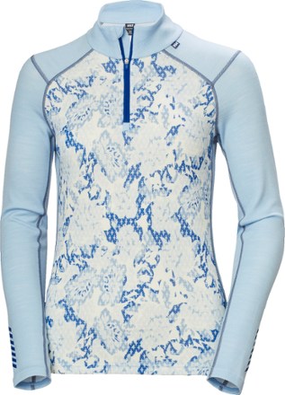 Helly Hansen Women's LIFA Merino Midweight 2-In-1 Graphic Half-Zip Base Layer Top