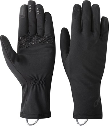 Kinco®, Alyeska® Black Lined Knit Shell Half-Finger with Convertible Mitt  Hood