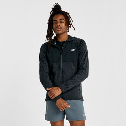 New Balance Men's Heat Grid Hooded Full-Zip Jacket