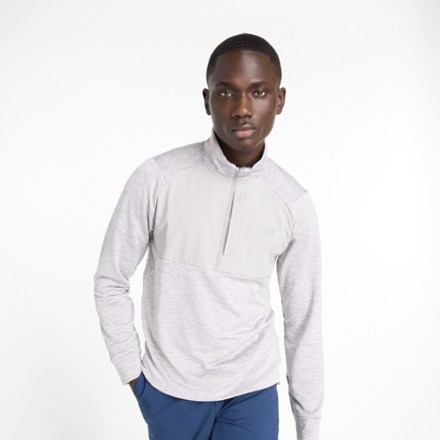 New Balance Men's Athletics Heat Grid Half-Zip Top