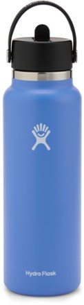 Hydro Flask Wide-Mouth Vacuum Water Bottle with Flex Straw Cap - 40 fl. oz. 0