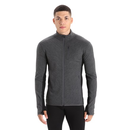 Icebreaker Men's Descender RealFleece Merino Long-Sleeve Zip Jacket