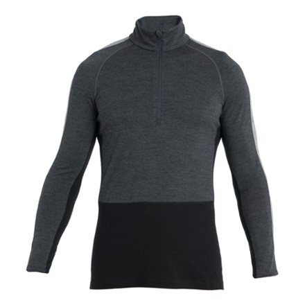 Icebreaker Men's 200 ZoneKnit Merino Long-Sleeve Half-Zip Thermal Base Layer Top