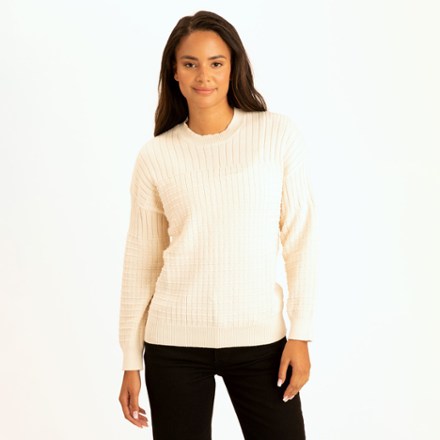 Bibiana Mixed Media Sweater - Women's