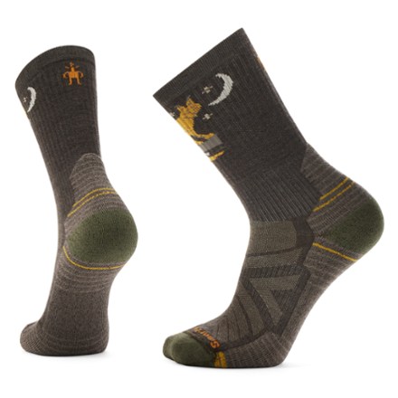 Smartwool Hike Light Cushion Nightfall in the Forest Crew Socks