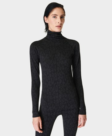 Sweaty Betty Women's High-Neck Jacquard Base Layer Top