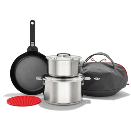 Camp Cookware Set with Travel Bag