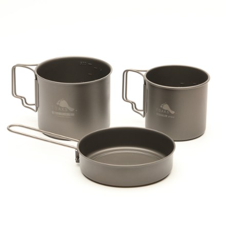 TOAKS Titanium 1-Person Compact Cookset