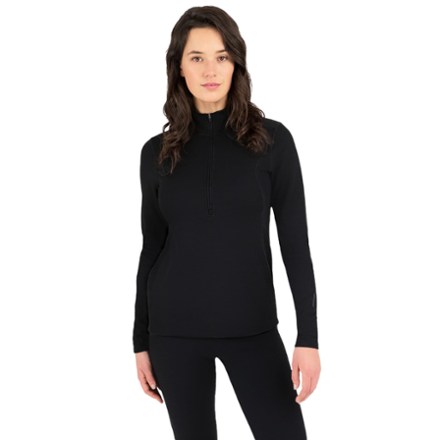 Terramar Women's 3.0 Thermawool Half-Zip Base Layer Top