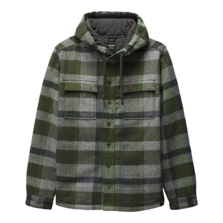 prAna Men's Asgard Hooded Flannel Shirt Jacket