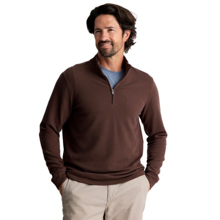 Free Fly Men's Waffle Quarter-Zip Pullover