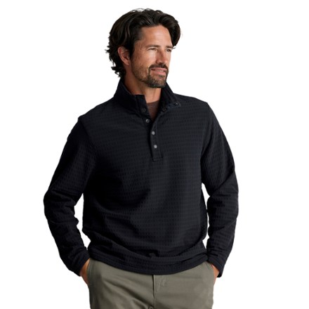 Free Fly Men's Gridback Fleece Snap Pullover