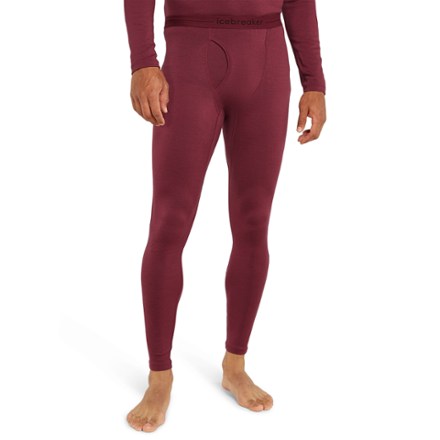 Icebreaker Men's Merino 260 Tech Thermal Base Layer Leggings With Fly