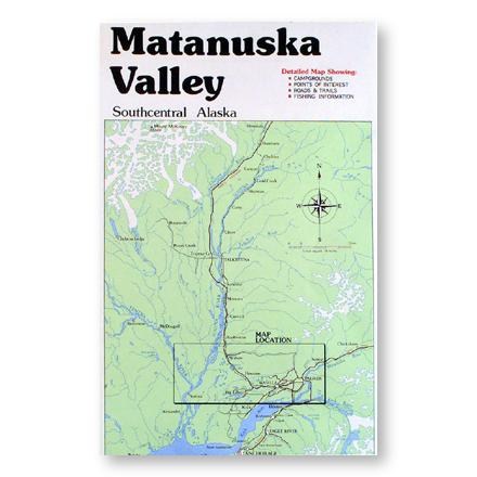 Matanuska Valley Alaska Map Matanuska Valley, Alaska Map | REI Co op