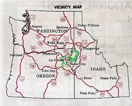 Wallowa-Whitman National Forest Map | REI Co-op