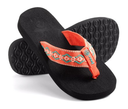 Womens reef sandy flip hot sale flops