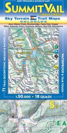 Summit Vail and Holy Cross Trail Map - 5th Edition