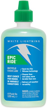  White Lightning Clean Ride - Lubricante para cadena de bicicleta  de cera autolimpiante original : Deportes y Actividades al Aire Libre