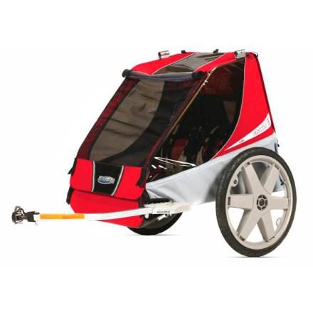 Caddie Trailer Red Silver